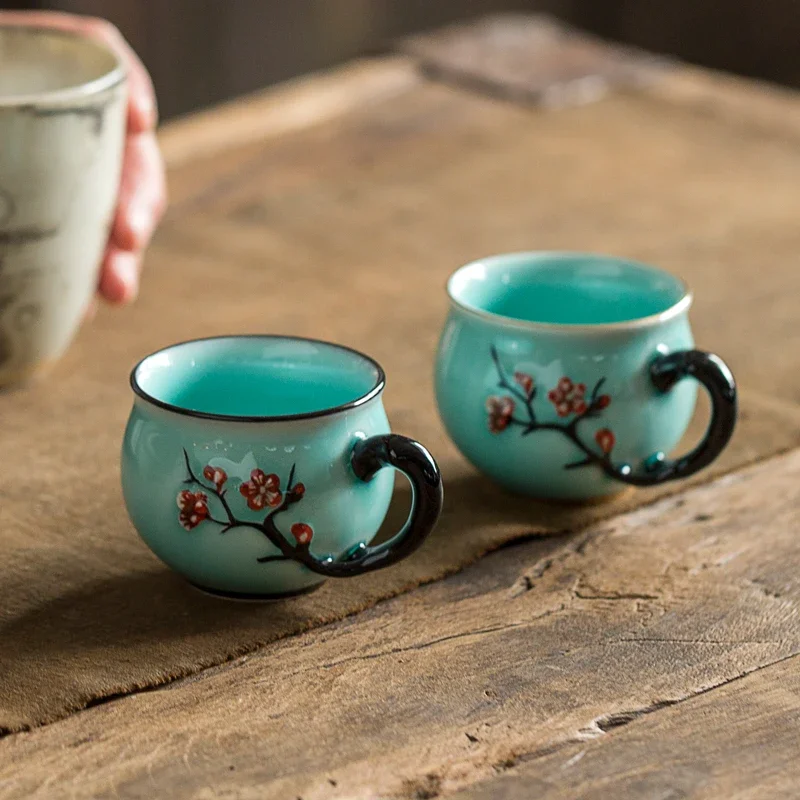 Chinese Handmade Plum Pattern  - đánh giá và giá Coffee Tea In Chinese