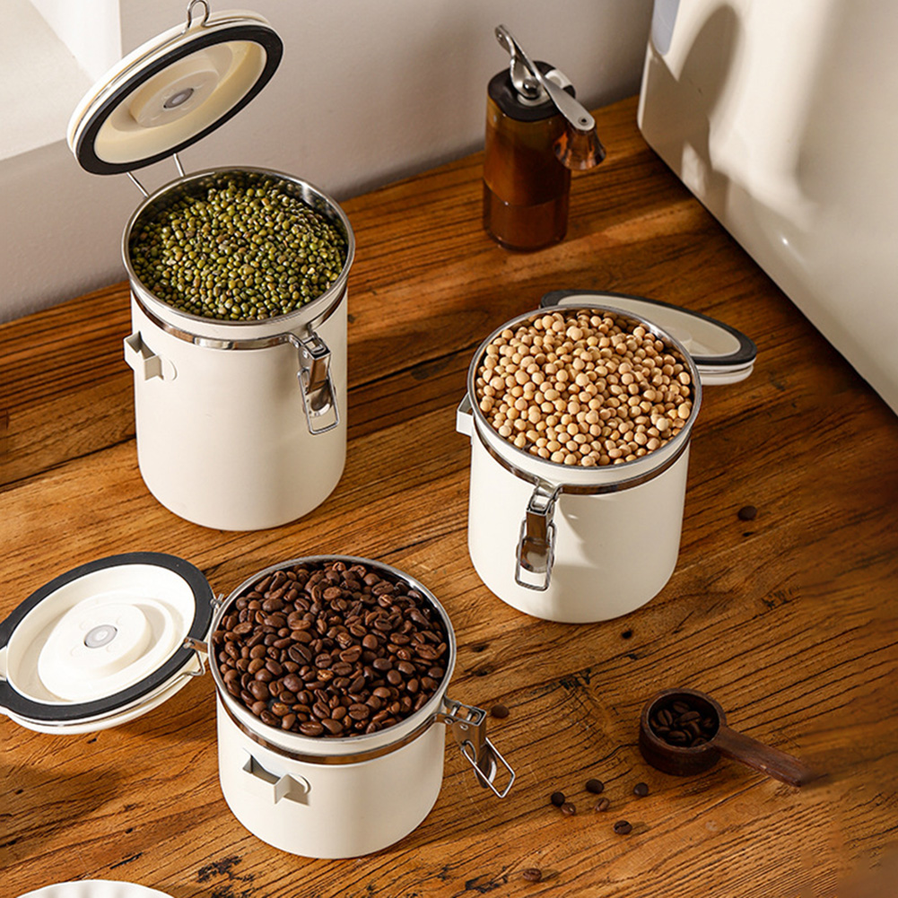 1.2/1.5/1.8L Stainless Steel C - đánh giá và giá Coffee Tea Sugar Container Set