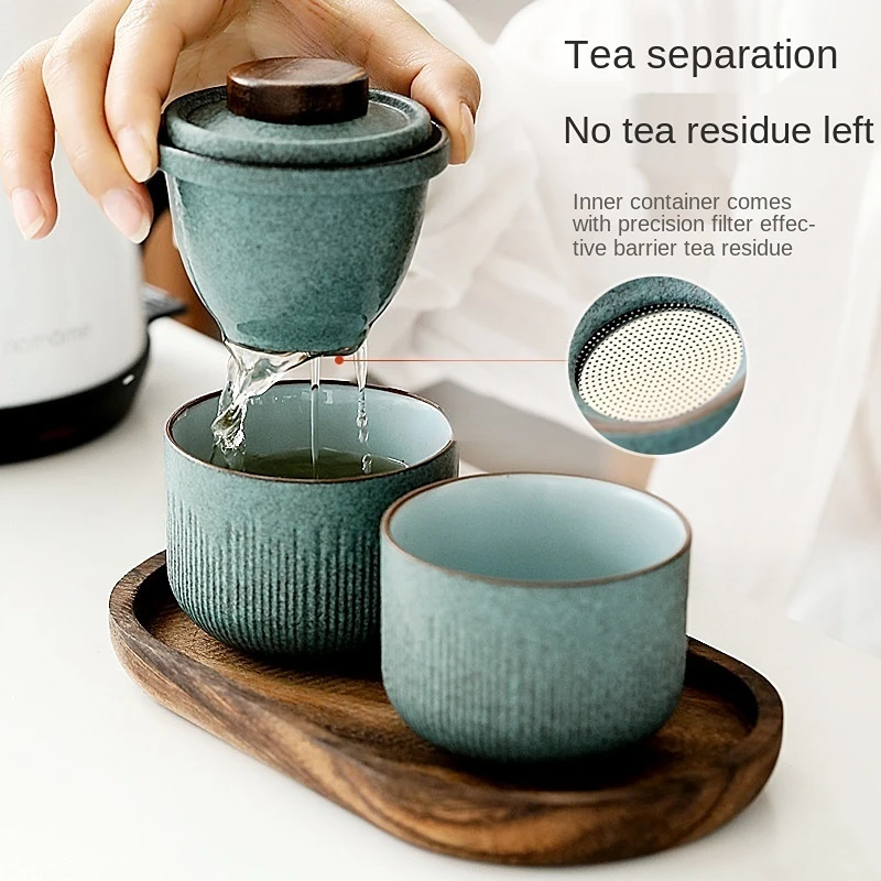 Travel Kung Fu Tea Set Outdoor - đánh giá và giá Coffee Tea Or