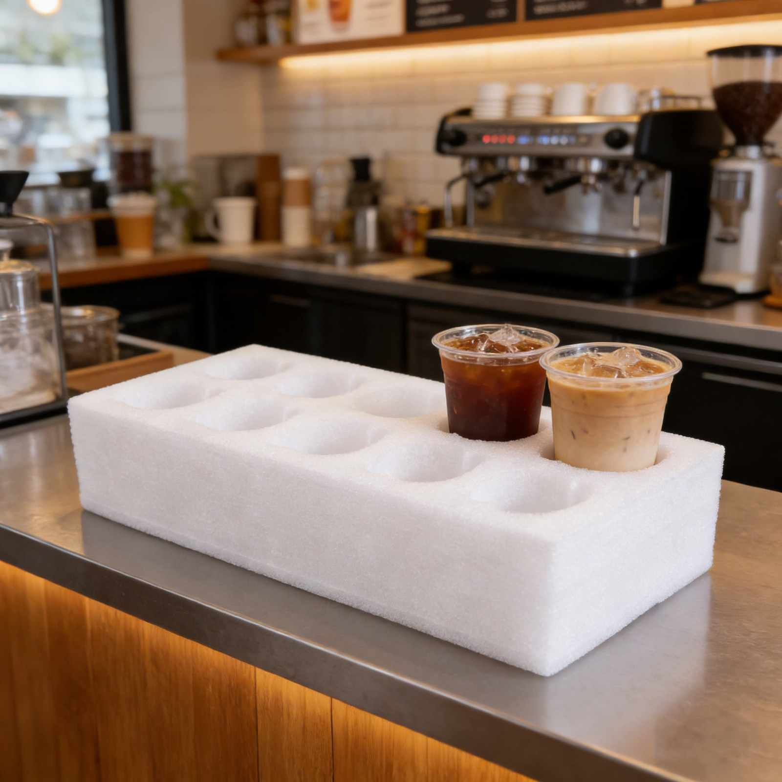 10-Cup Foam Beverage Carrier f - đánh giá và giá Coffee Tea Hot