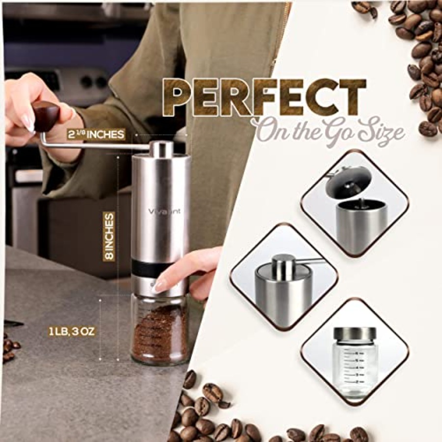 Manual coffee grinder for Fren - đánh giá và giá French Press Coffee & Tea