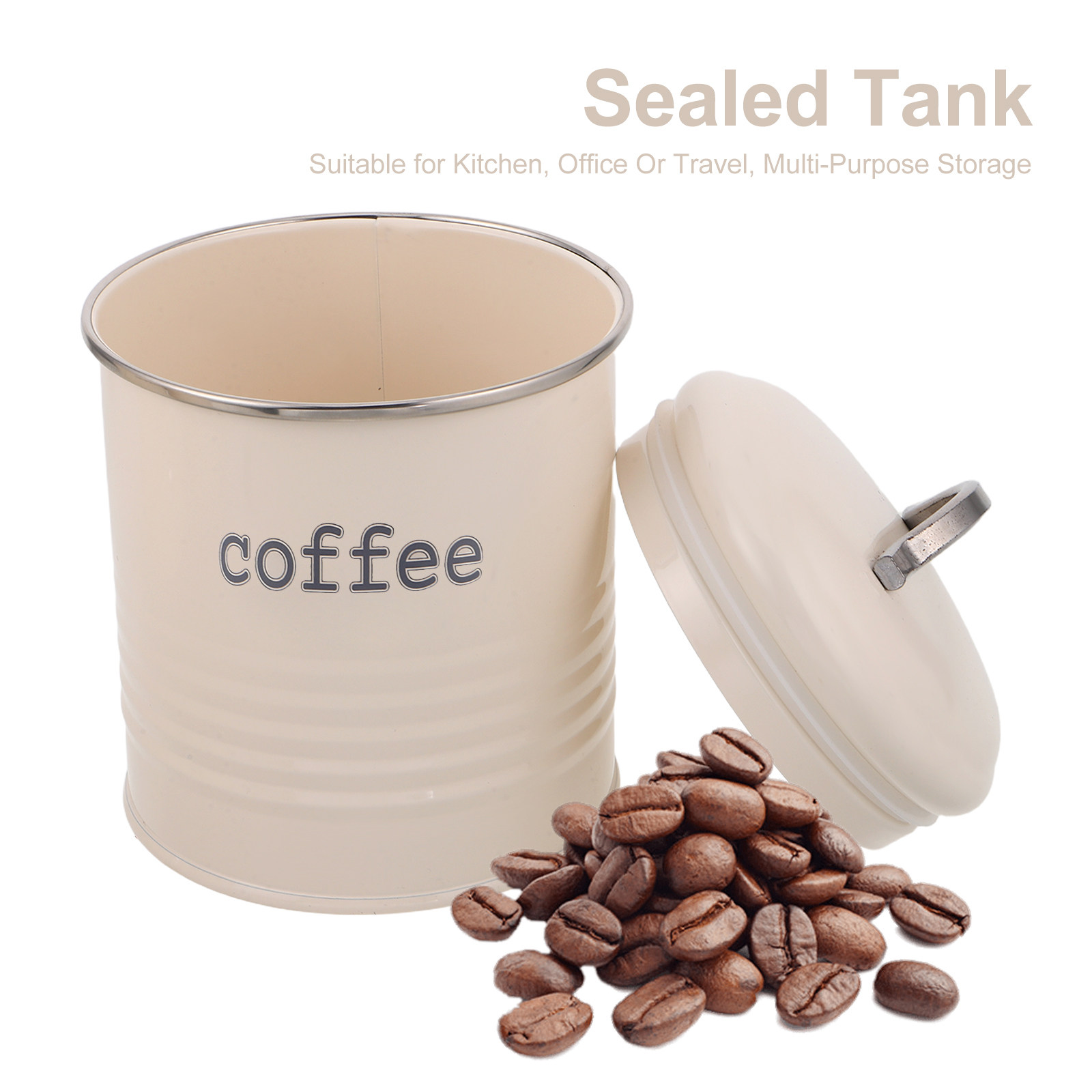 3Pcs Sealed Coffee Bean Contai - đánh giá và giá Coffee Tea Sugar Set