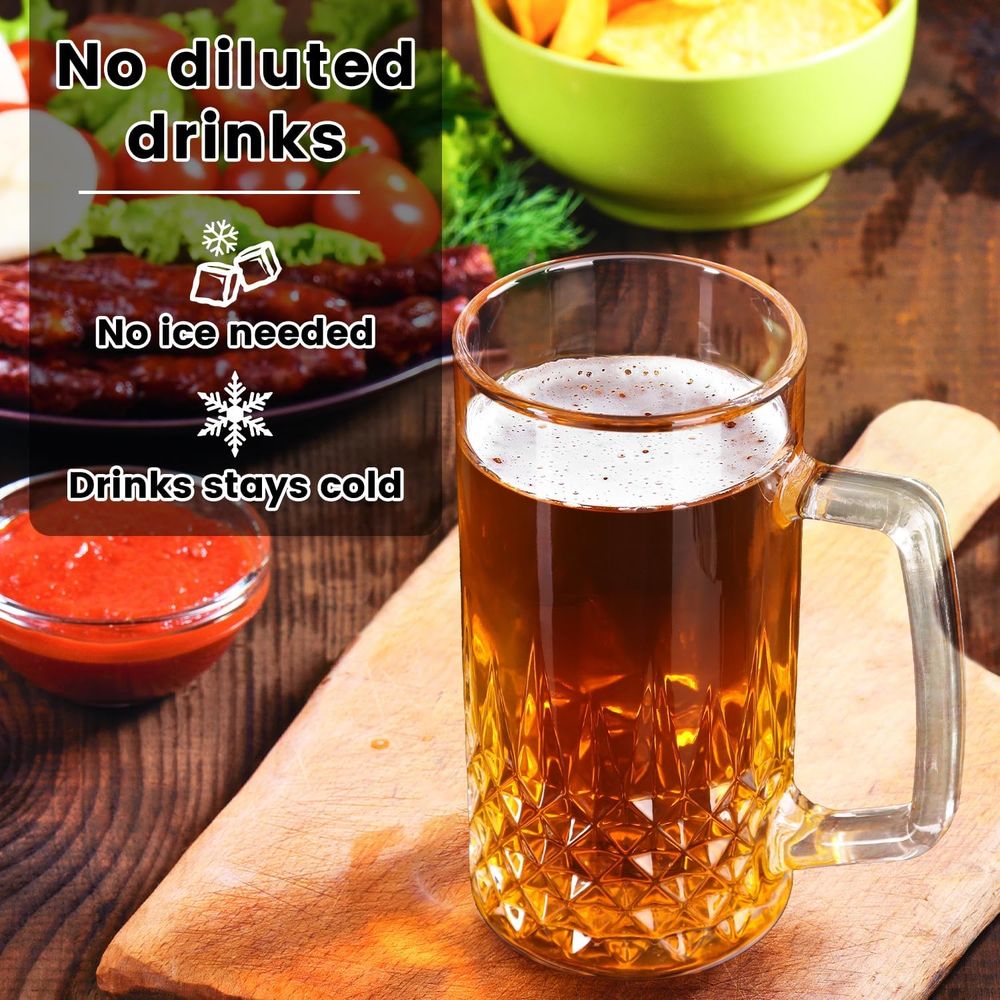 20 oz Heavy Glass Mugs Set of  - đánh giá và giá Coffee Tea Or