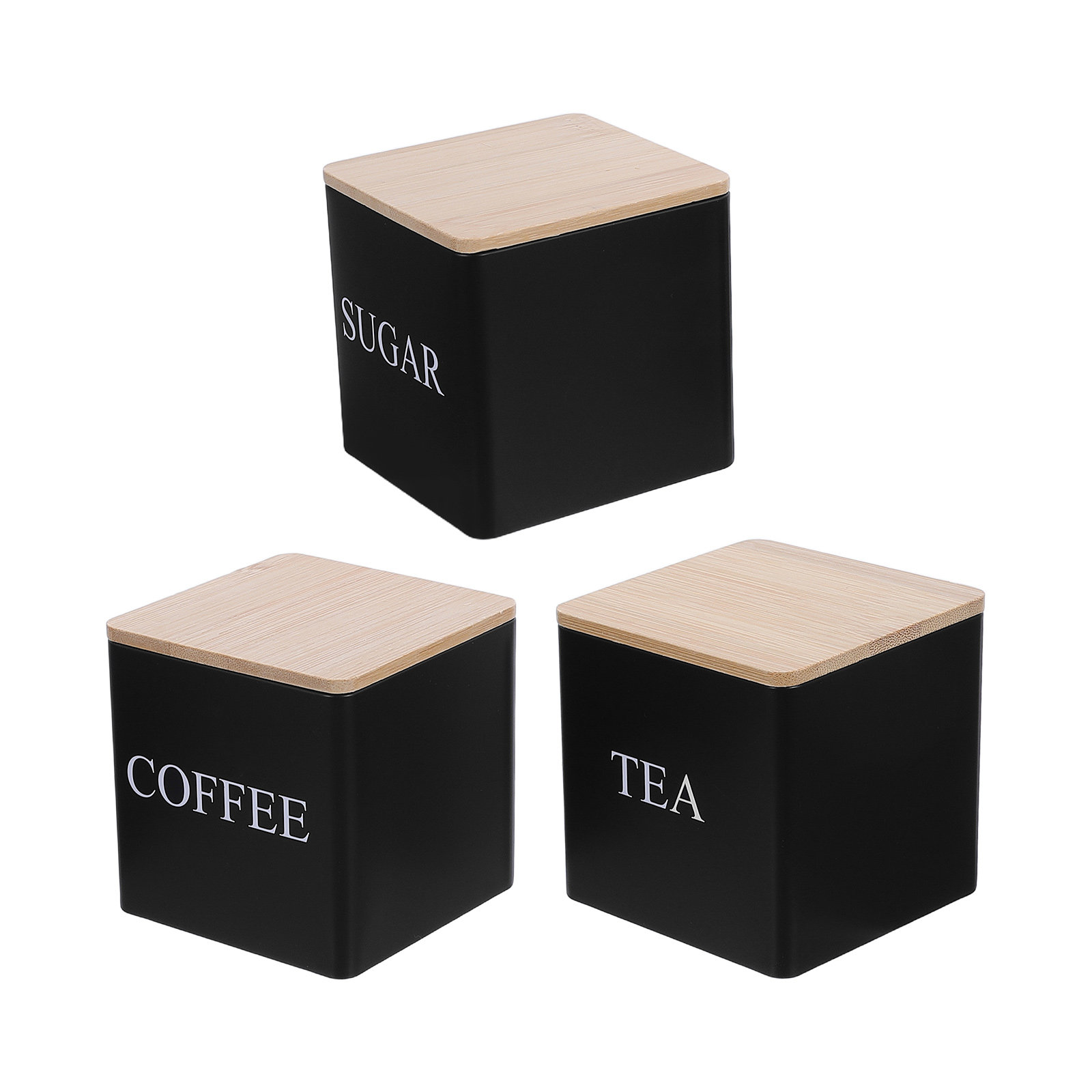 3Pcs Metal Tea Coffee Sugar Ca - đánh giá và giá Coffee Tea And Sugar Canisters